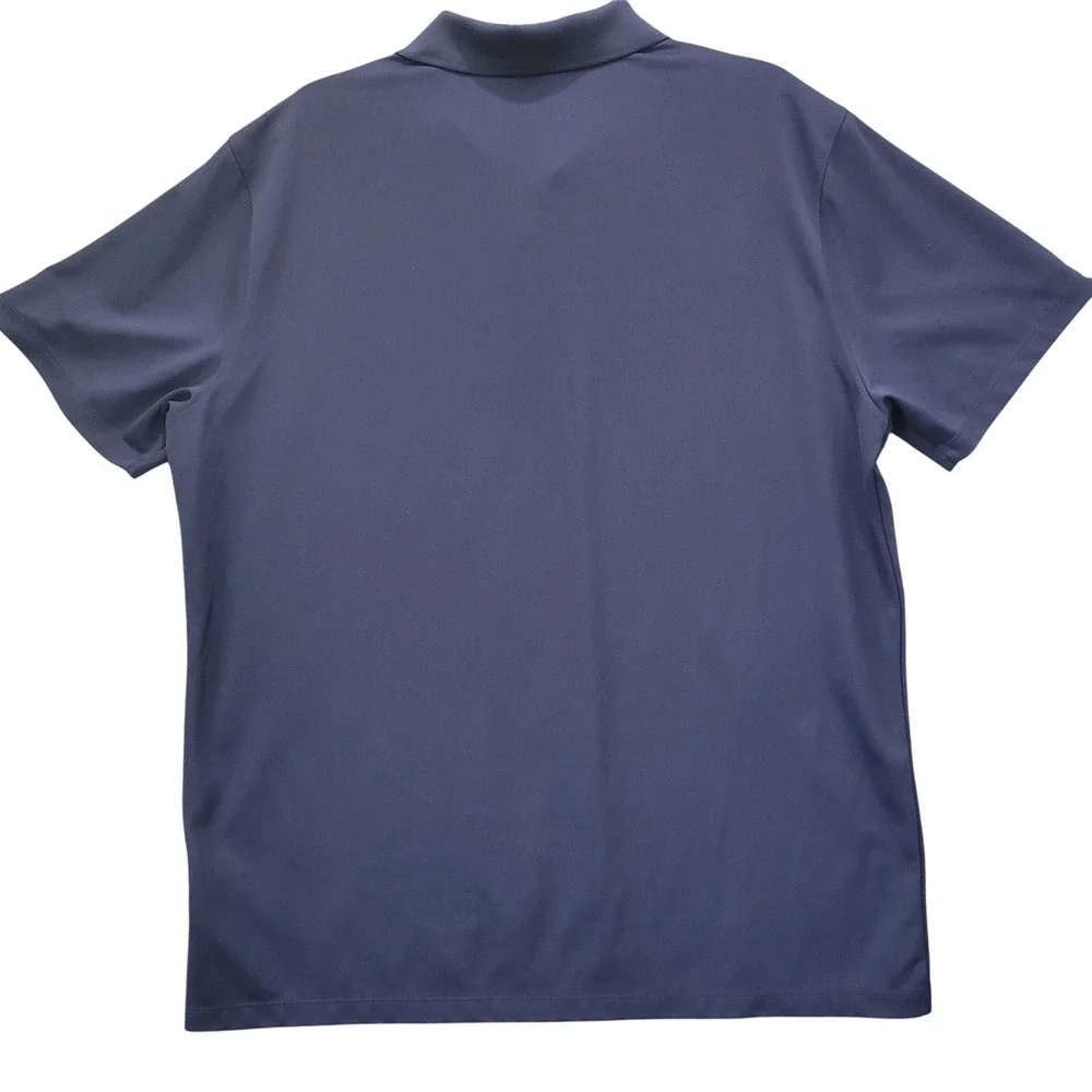 Nike Golf Dri Fit Mens Golf‎ Polo Shirt Navy Blue Short Sleeve Standard Fit XL